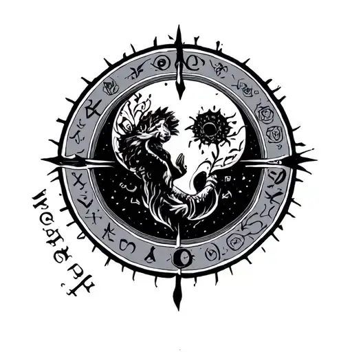 Birth Signs tattoo design idea