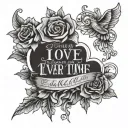 chest tattoo this quote “ I love my life, because you gave it to me, i love you, because you were my everything - mom tattoo design idea