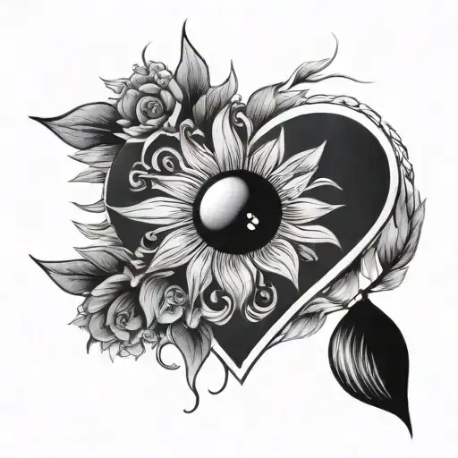 i want love and sunny days tattoo design idea