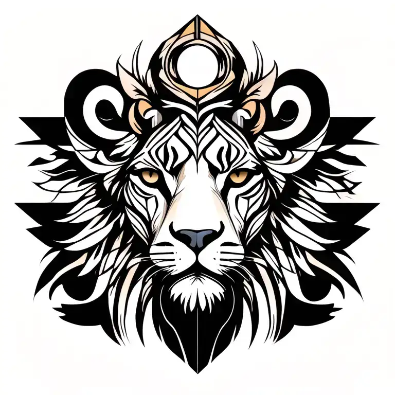 Leo, Libra, Pisces and Aquarius tattoo design idea