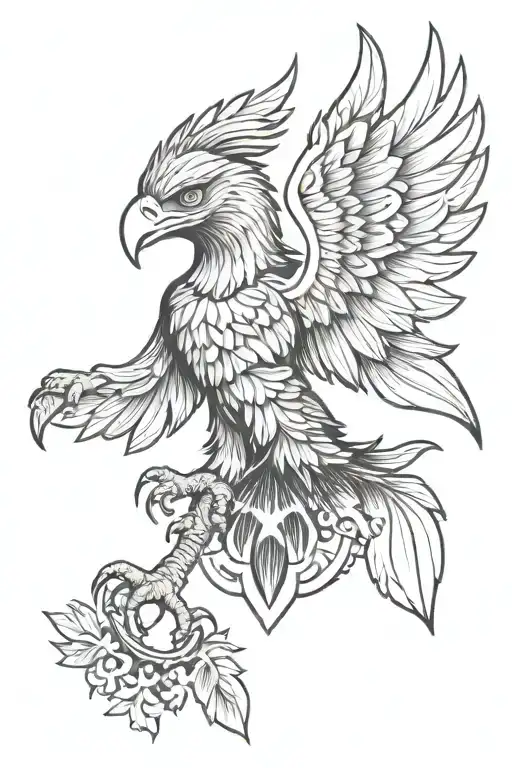 German Eagle design tattoo design idea