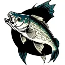 fish hook memorial tattoo using tattoo design idea