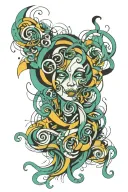 anxiety tattoo design idea