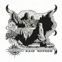 Road trip USA Westküste, San Francisco, Los Angeles, grand Canyon, Las Vegas, Yosemite tattoo design idea