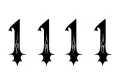 "1111" tattoo design idea