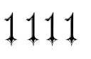 "1111" tattoo design idea