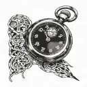 Broken Stopwatch Tattoo tattoo design idea