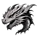 Smaug Dragon tattoo design idea