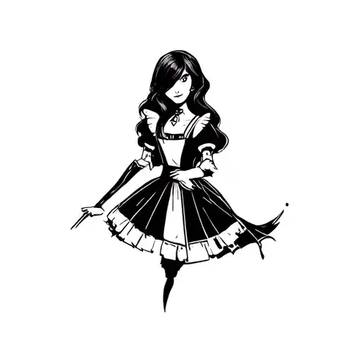 Alice madness returns tattoo design idea