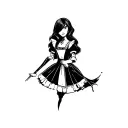 Alice madness returns tattoo design idea