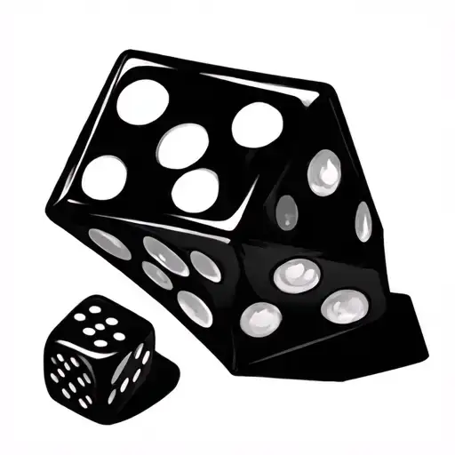 Black Dice tattoo design idea