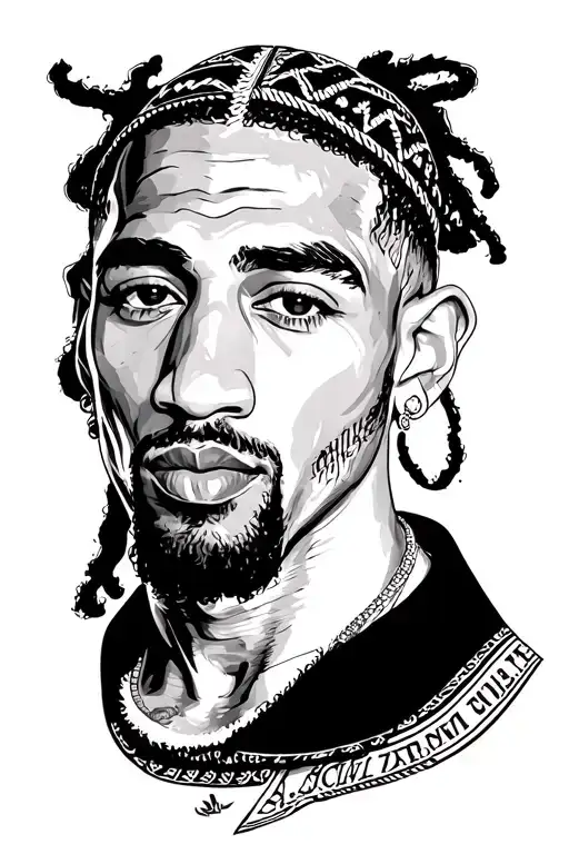 Nipsey Hussel tattoo design idea