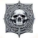 Labyrinth tattoo design idea