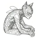 Catwoman tattoo design idea