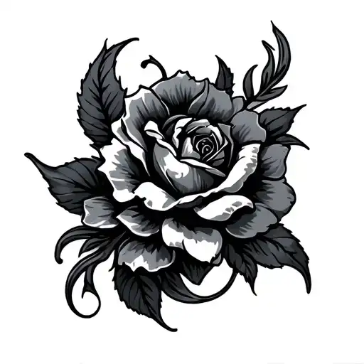 Arete antique tattoo design idea