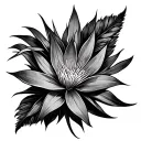 Yucca tattoo design idea