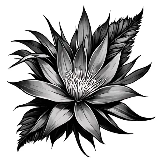 Yucca tattoo design idea
