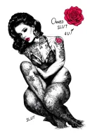 owned slut 4 u tattoo design idea