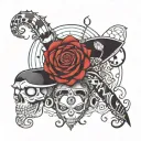 tim burton style tattoo tattoo design idea