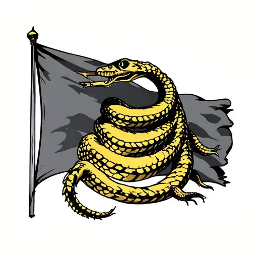 Gadsden Flag tattoo design idea