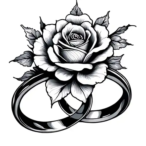 Wedding ring finger tattoo tattoo design idea