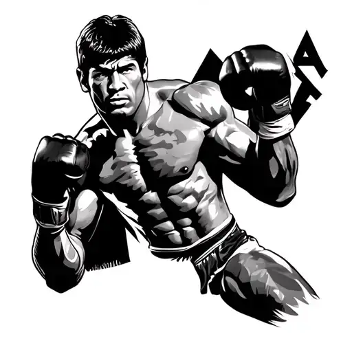 Rocky Balboa Logo tattoo design idea