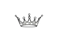 prince crown tattoo design idea