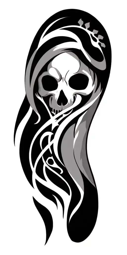 gothic nordic tribal tattoo tattoo design idea