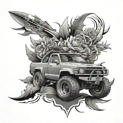 Toyota curren tattoo design idea