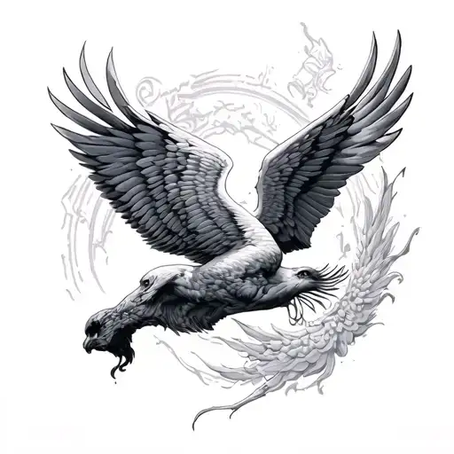 Icarus tattoo design idea