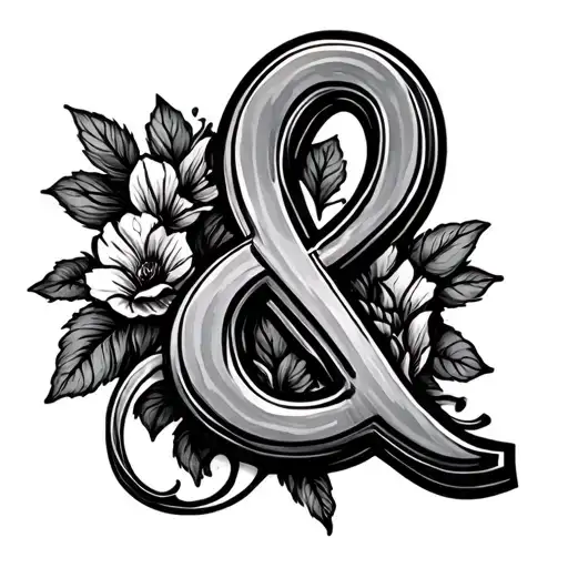 Ampersand tattoo design idea