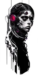 Cyberpunk tattoo design idea