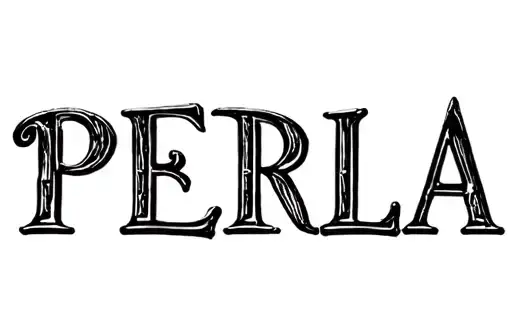 "PERLA" tattoo design idea
