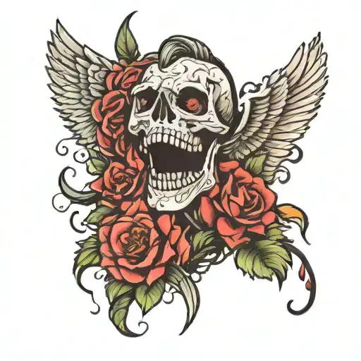 mic tattoo design idea