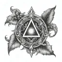 A symbol of balance between light and darkness, mind and heart, challenge and harmony. tattoo design idea