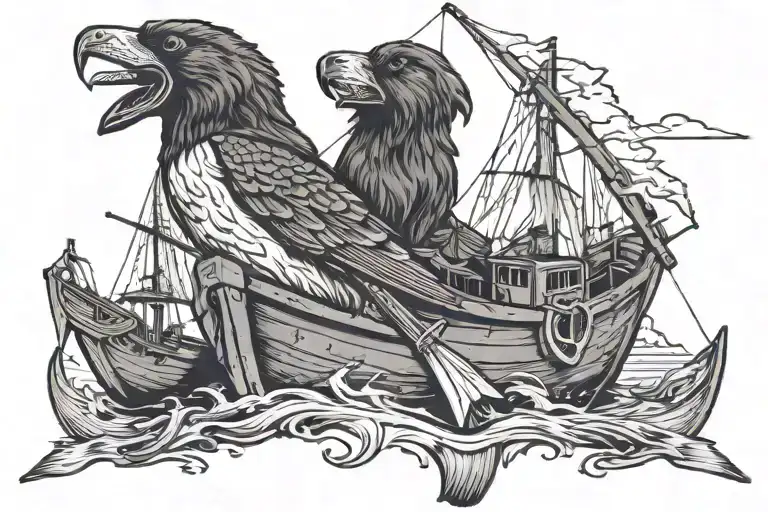 newfoundland, Fishing boats, Angels, canadian, paintball, time, tattoo design idea