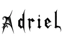 "Adriel" tattoo design idea