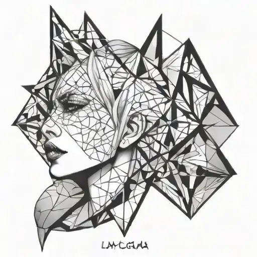 Lady Gaga tattoo design idea