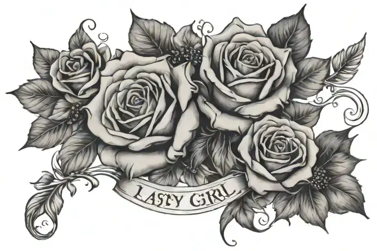 No matter how old you are no matter your last name you'll always be my baby girl tattoo design idea