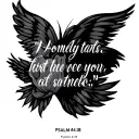 Psalm 34:18 tattoo design idea