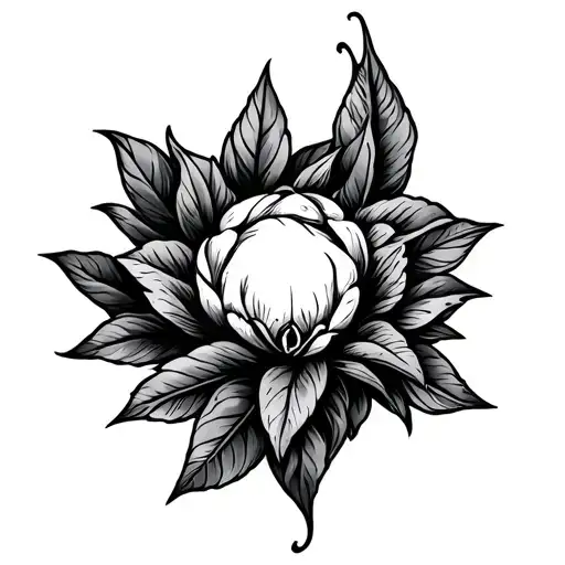Solomons Seal tattoo design idea