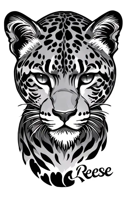 "Reese" baby jauguar tattoo design idea