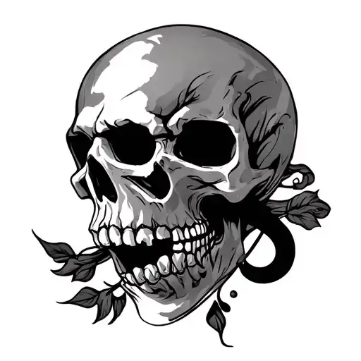 Pain Comes Strength tattoo design idea