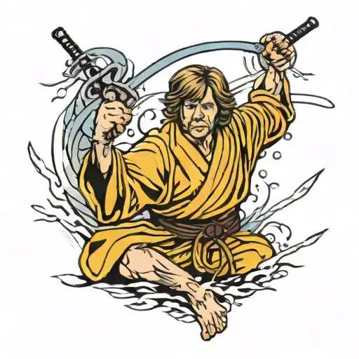 luke skywalker tattoo design idea