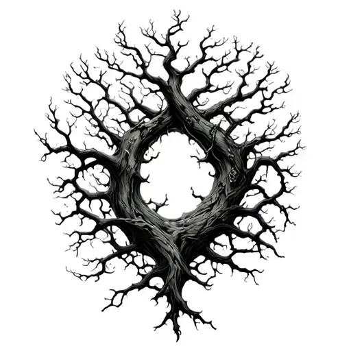Poison tree that branches turn into throns wrapping around my forearm tattoo design idea