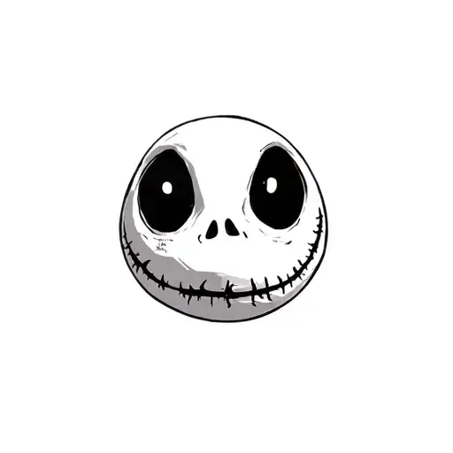 zero  dog from nightmare before Christmas tattoo design idea
