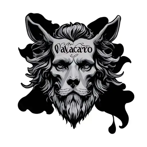 Surname Vaccaro tattoo design idea