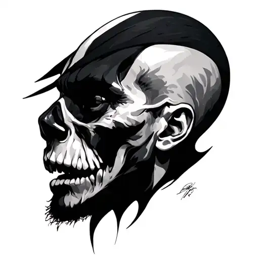 paul booth style tattoo design idea