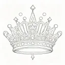 Crown Barcode tattoo design idea