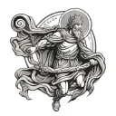 Saint Christopher tattoo design idea